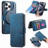 GoodcAcy Wallet Case for vivo Y35 4G, Premium Leather Flip Cover with Card Slots and Stand, Blue view 1