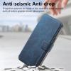 GoodcAcy Wallet Case for vivo Y35 4G, Premium Leather Flip Cover with Card Slots and Stand, Blue view 2
