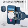 GoodcAcy Wallet Case for vivo Y35 4G, Premium Leather Flip Cover with Card Slots and Stand, Blue view 4