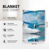 WOTDKG Penguin Flannel Fleece Throw Blanket, 76 x 102 cm view 3