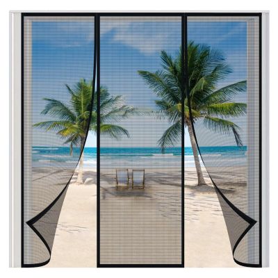 Magnetic Fly Screen Door, 195 x 255 cm, Black