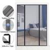 Magnetic Fly Screen Door, 195 x 255 cm, Black view 3