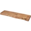 MoonTree Rustic Live-Edge Wall Shelf, 140 x 22 x 4.4 cm, Untreated view 4