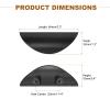 Black Cabinet Pulls, 4-Pack, 3-3/4-Inch Hole Spacing, 5.9-Inch Handles view 2