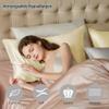 townssilk 100% 19 Momme Pure Mulberry Silk Pillowcase, Silk on Both Sides, Hidden Zipper, 1 Piece, 65 x 65 cm, Light Yellow view 3