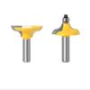 2-Piece Long Tenon Cutter Set for Woodworking, 12 mm Shank view 1