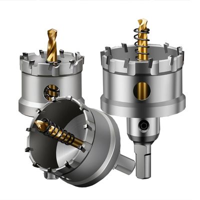 1-Piece 34 mm TCT Hole Saw, Carbide Hole Cutter for Metal, Stainless Steel, Iron and Wood