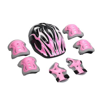 Kids Protective Gear Set with Helmet and Knee Pads, Ages 5–10