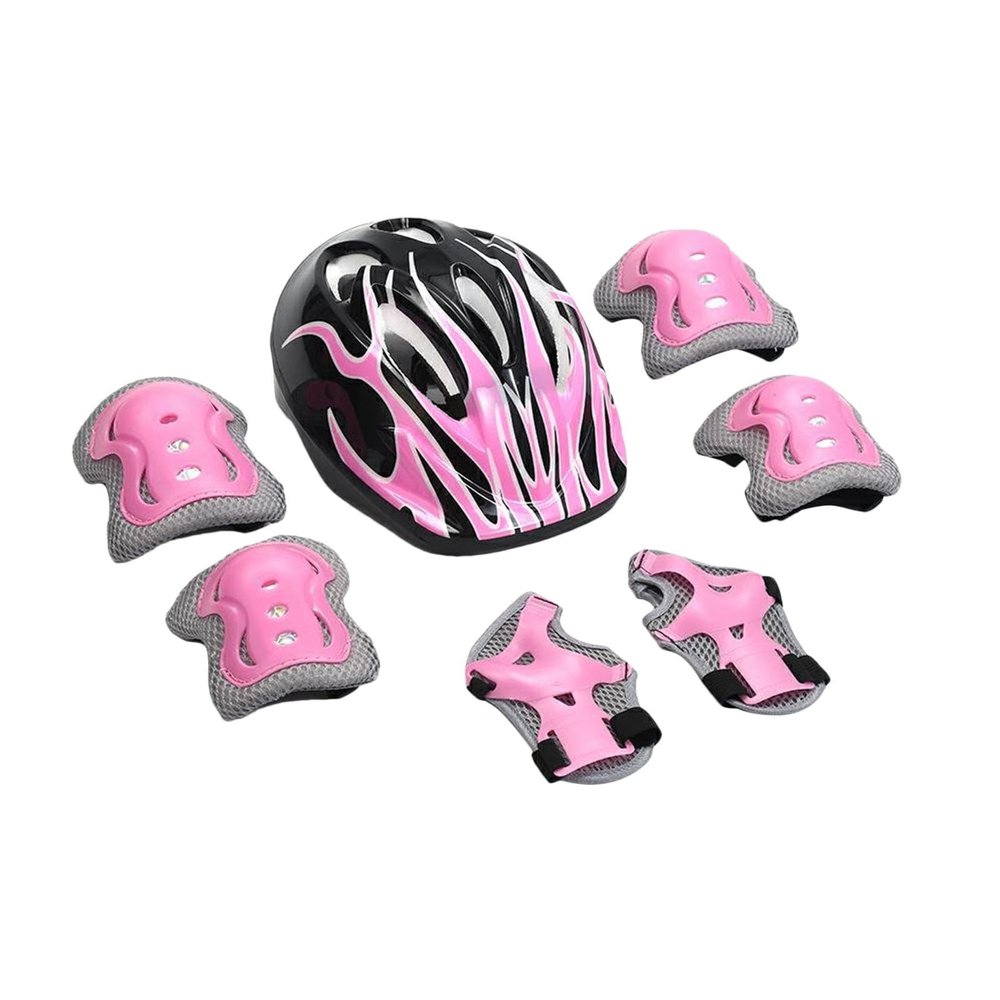 Kids Protective Gear Set with Helmet and Knee Pads, Ages 5–10