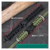 JUNCHENGBAO Nylon Watch Band Compatible with G-SHOCK Small Square Series DW5600/GW-5610, Outdoor Paracord Style (Black-Steel) view 4