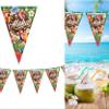 FIESTAS GUIRCA | Aloha Paper Pennant Banner (3 m - 20 x 30 cm) for Summer Parties and Celebrations, Multicolor view 1