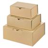 VEPATIM 25 Shipping Boxes 174 x 104 x 74 mm, Quick Assembly, Tab Lock, Warenpost International, Brown view 2