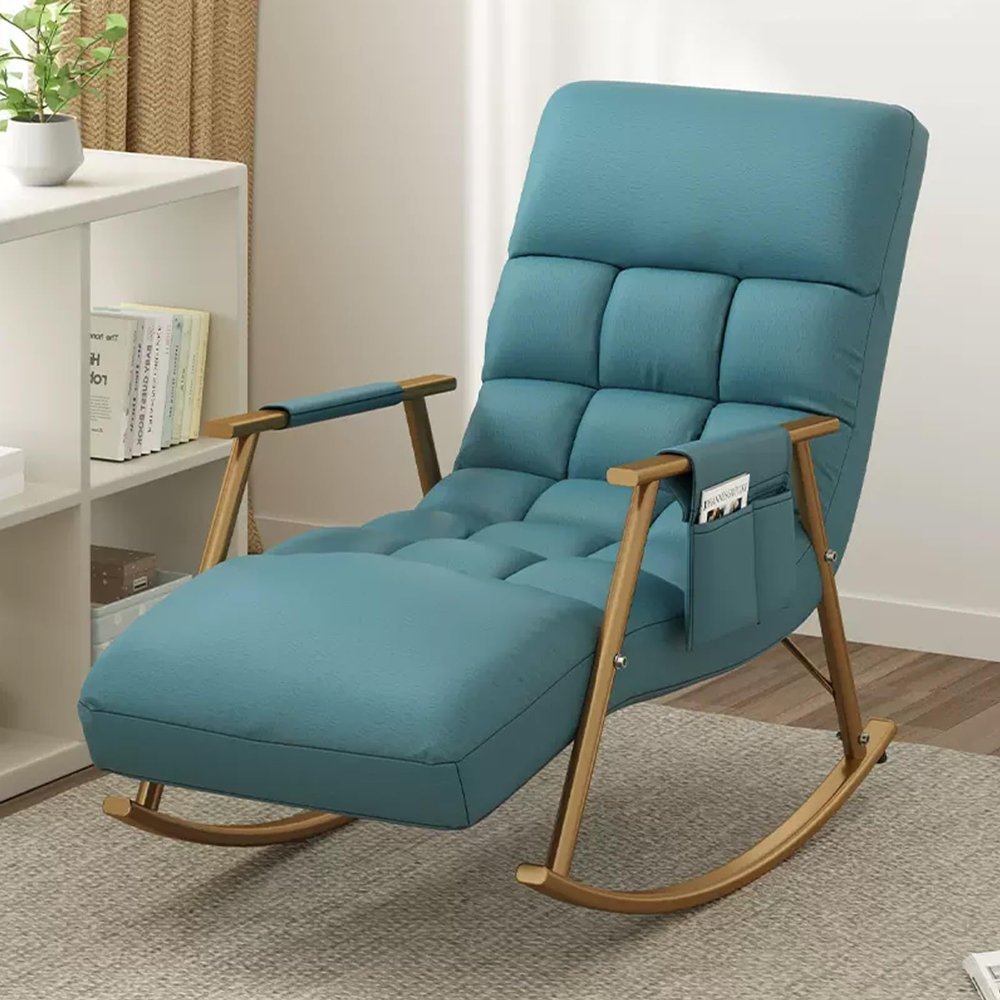 Deep Sea Rocking Chair with Adjustable Backrest