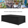 Waterproof Garden Furniture Cover 340 x 150 x 104 cm, 420D Oxford Fabric, Black view 4