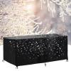 Waterproof Outdoor Furniture Cover, 190 x 160 x 64 cm, 420D Oxford, Black view 1