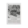 LZTEN Ollantaytambo Black-and-White Print, Peru Canvas Wall Art view 1