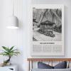 LZTEN Ollantaytambo Black-and-White Print, Peru Canvas Wall Art view 3