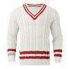 Duohropke Men's Warm Slim-Fit Cotton Fine-Knit Sweater view 3