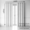 Gray-White Multicolor 3D Blackout Curtains, 2 Panels, 132 x 220 cm view 3
