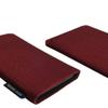 Adore June Classic Bordeaux Red Phone Pouch for iPhone 16 Pro Max (2024), Cordura Fabric, Display-Cleaning Effect, Made in Europe view 3