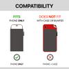 Adore June Classic Bordeaux Red Phone Pouch for iPhone 16 Pro Max (2024), Cordura Fabric, Display-Cleaning Effect, Made in Europe view 4