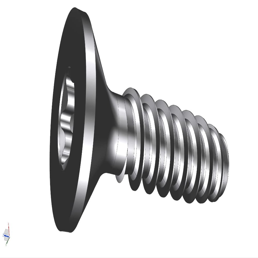 Schriever STSplus 3.5 x 18 mm Stainless Steel Thermoplastic Countersunk Screws with Nose, KN6041, 10 pcs