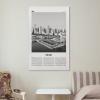 LZTEN Miami Black-and-White Skyline Canvas Wall Art, Miami Beach, Florida, USA view 3