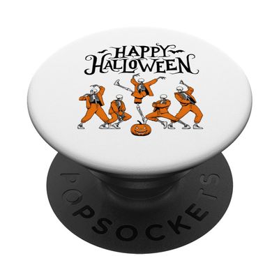 Funny Breakdancing Hip-Hop Cool Breakdancer Halloween Tee PopSockets Adhesive PopGrip