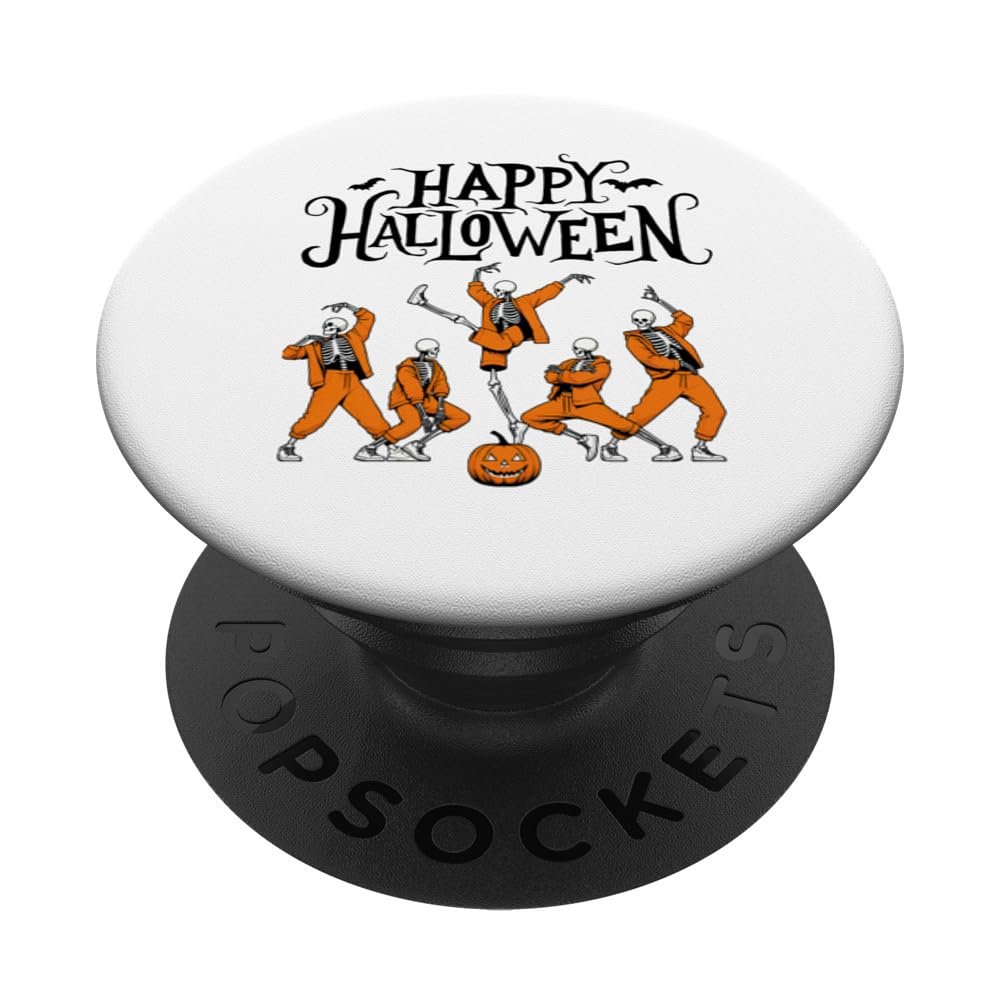 Funny Breakdancing Hip-Hop Cool Breakdancer Halloween Tee PopSockets Adhesive PopGrip
