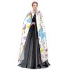 Yiyilong Pink Unicorn Print Hooded Cape for Adults view 3