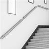 Wall-Mounted Indoor Stair Handrail, Non-Slip Silver Steel, 200 kg Capacity view 1