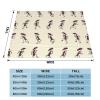 BREAUX Dancing Skeleton with Umbrella Print Ultra-Soft Microfleece Blanket for Sofa or Bed view 4