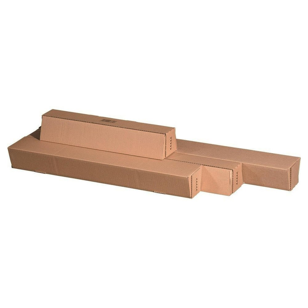 VEPATIM 20 Trapezoid Shipping Boxes for Rolled Goods, 705 x 105/55 x 75 mm, Self-Adhesive Closure, A1+