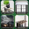 Window Awning Canopy, 100 x 60 cm, Aluminum Brackets view 4