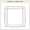 Square Q-Snap Plastic Frame for Cross-Stitch, Embroidery, Quilting and Silk Painting view 3