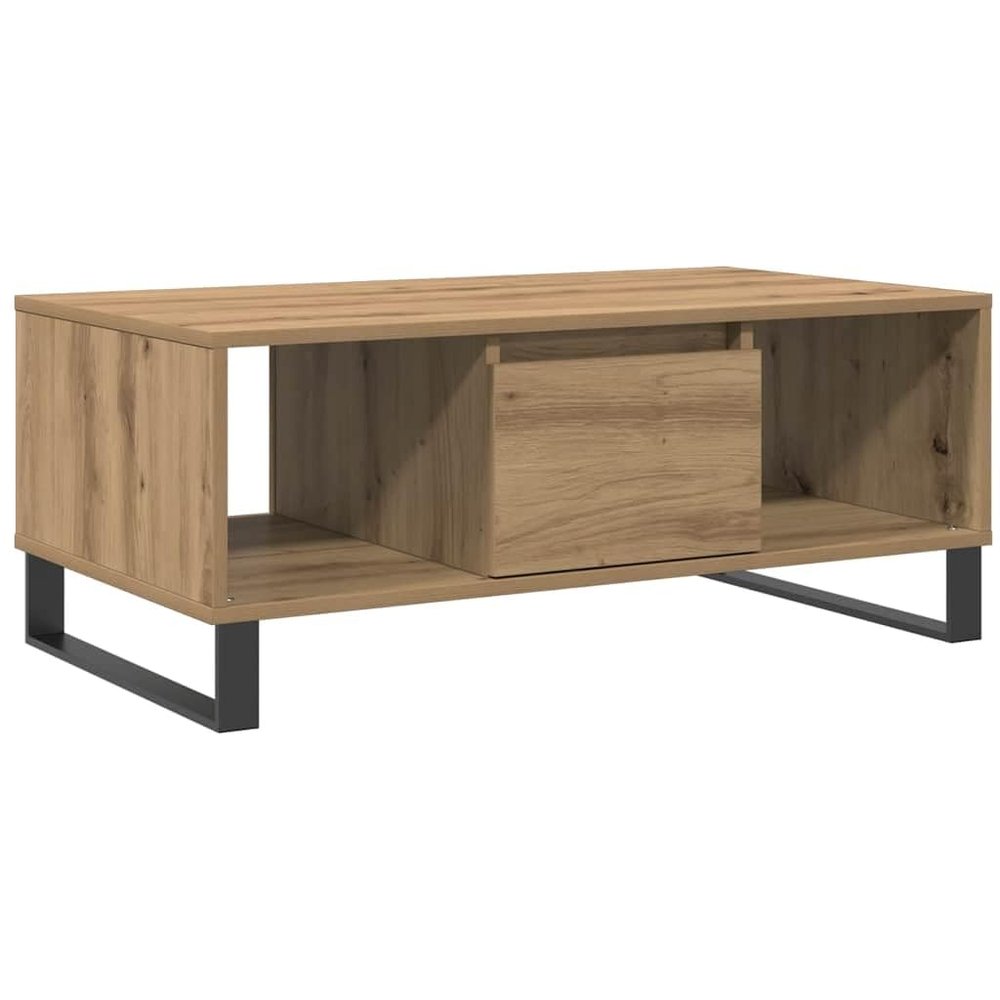 vidaXL Coffee Table Artisan Oak 90 x 50 x 36.5 cm Engineered Wood