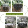 ZHZFSH Waterproof Round Garden Furniture Cover, 420D Oxford Fabric, 275 x 120 cm, Black view 4