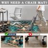 Desk Chair Mat for Hard Floors and Carpet, 120 x 150 cm view 4