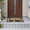 GABSHAIM Border Collie & Sunflower “Sweet Home” Doormat, Buffalo Plaid, 69.8 x 45 cm, Style 3 view 4