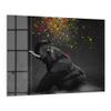 DEQORI Glass Magnetic Board, 120 x 90 cm, Colorful Giant Design view 1