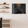 DEQORI Glass Magnetic Board, 120 x 90 cm, Colorful Giant Design view 3