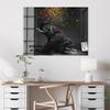 DEQORI Glass Magnetic Board, 120 x 90 cm, Colorful Giant Design view 4