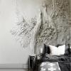 YYZOVBNN 3D Embossed Peel-and-Stick Wallpaper, Peacock, TV Sofa Background Wall, Floral and Bird Wall Art view 1