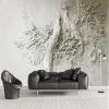 YYZOVBNN 3D Embossed Peel-and-Stick Wallpaper, Peacock, TV Sofa Background Wall, Floral and Bird Wall Art view 2