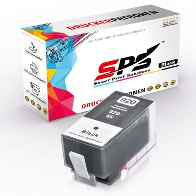 SPS Compatible Ink Cartridge for HP Officejet 6500 Wide, CD975AE/920XL, Black, 1,200 Pages