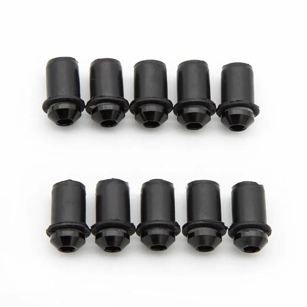 SNWDBH M5 Motorcycle Fairing Screw Kit with Nuts, Clips & Fasteners, Black