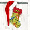 GABSHAIM Christmas Stocking, Staffordshire Bull Terrier, Buffalo Plaid, 35.6 cm view 3