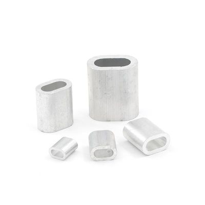 HESHUWEN Aluminum Wire Rope Clamp, M0.8–M10, M12, 5 pcs