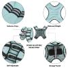 APEXUP Weighted Vest for Men and Women, 20 lb, Pastel Blue view 3