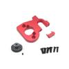 Yurhuit RC Car Motor Mount with Motor Gearbox for 144001, 124019, 124018, Red view 1